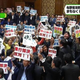 Illustration for article titled Japanese Political Protest Turned into a Photoshop Meme